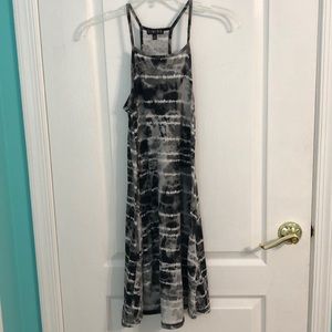 Black and white printed dress